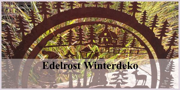 Edelrost Winter Deko