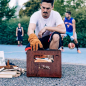 Preview: Edelrost Feuerkorb BEER BOX