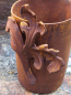 Preview: Edelrost Pflanztopf Ornament, groß