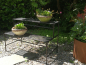 Preview: Blumentreppe Broder, aus Metall, dunkelbraun