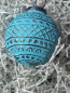 Preview: Hippie-Boho Christbaumkugel Ornamente, türkis