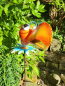 Preview: Hippie Stecker Papagei Pepper, mit Brille