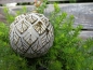 Preview: Christbaumkugel Mailo Due Blatt, creme-gold