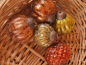 Preview: Hippie-Boho Christbaumkugel-Mix 3, Zitrus