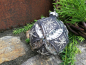 Preview: Christbaumkugel Cosmata Glitter, grau