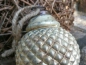Preview: Christbaumkugel Lespara, beige