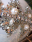 Preview: Weihnachtskugel Opulent, weiß-silber