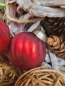 Preview: Christbaumkugeln Silva, 6er Set, rot