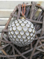 Preview: Christbaumkugel Mailo Tre 6-Eck, creme-gold