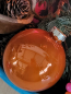 Preview: Christbaumkugel Opak, orange