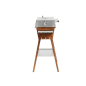 Preview: Cortenstahl Edelrost Holzkohlegrill Chef XL