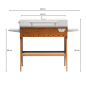 Preview: Cortenstahl Edelrost Holzkohlegrill Chef