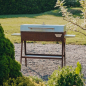 Preview: Cortenstahl Edelrost Holzkohlegrill Chef