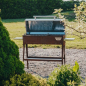 Preview: Cortenstahl Edelrost Holzkohlegrill Chef