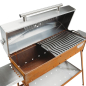 Preview: Cortenstahl Edelrost Holzkohlegrill Chef
