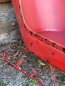 Preview: Dekoschlitten Natale, rot