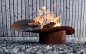 Preview: Edelrost Feuerschale Ellipse