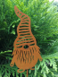 Preview: Edelrostoptik Topfstecker 3er Set Gartenwichtel