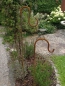 Preview: Edelrost Ampelhalter schlicht, 145 cm