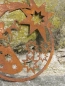 Preview: Edelrost Christbaumschmuck Engel mit Sternen