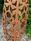 Preview: Edelrost Skulptur Blätterzapfen, 120 cm