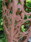 Preview: Edelrost Skulptur Blätterzapfen, 165 cm