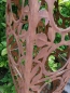 Preview: Edelrost Skulptur Blätterzapfen 165 cm