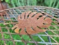 Preview: Edelrost Schale Monstera