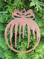Preview: Edelrost Christbaumkugel Ice