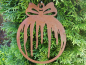 Preview: Edelrost Christbaumkugel Ice