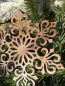 Preview: Edelrost Christbaumschmuck Schneeflocke 4