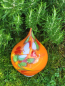 Preview: Edelrost Gartenstecker Cupa, Orange