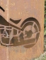 Preview: Edelrost Dekosäule Biker