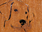 Preview: Edelrost Dekoschild Hund Mein Revier