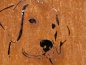 Preview: Edelrost Dekoschild Hund Mein Revier