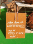 Preview: Edelrost Schild "Allem kann ich widerstehen"