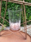 Preview: Edelrost Drahtstern mit Glaswindlicht