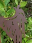 Preview: Edelrost Gartenstecker Engelsflügel Belladonna