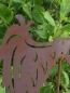 Preview: Edelrost Gartenstecker Engelsflügel Belladonna