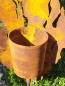 Preview: Edelrost Gartenfackel Riss-Segel