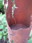 Preview: Edelrost Gartenstab Fackel Selvatica 175 cm