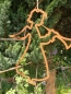 Preview: Edelrost Fensterbild Engel, Silhouette