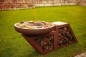 Preview: Edelrost Feuerstelle modern Preview: Edelrost Feuerstelle modern