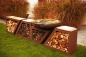 Preview: Edelrost Feuerstelle modern Preview: Edelrost Feuerstelle modern