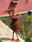 Preview: Edelrost Frosch mit Regenschirm