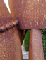 Preview: Edelrost Frosch mit Saxophon