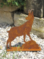 Preview: Edelrost Gemse auf Platte