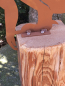 Preview: Edelrost Gargoyle auf Holzsockel