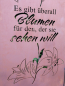 Preview: Edelrost Gartenschild Blumen, Lilie