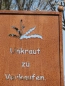 Preview: Edelrost Gartenschild Unkraut zu Verkaufen